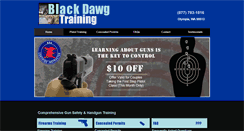 Desktop Screenshot of blackdawgtraining.com